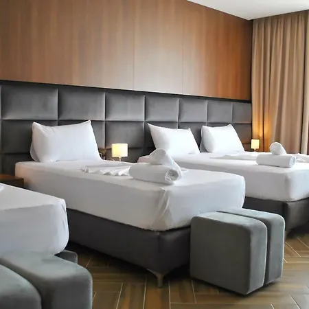 Twin Towers & Hotel Shengjin (Lezhe)